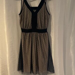 19 Cooper Black and Cream Mini Dress